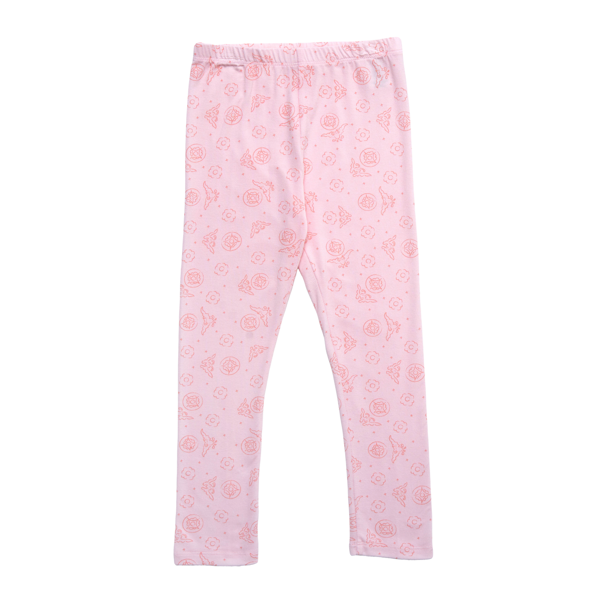 <tc>Kids cooling feeling pants with bat print  (light coral)</tc>