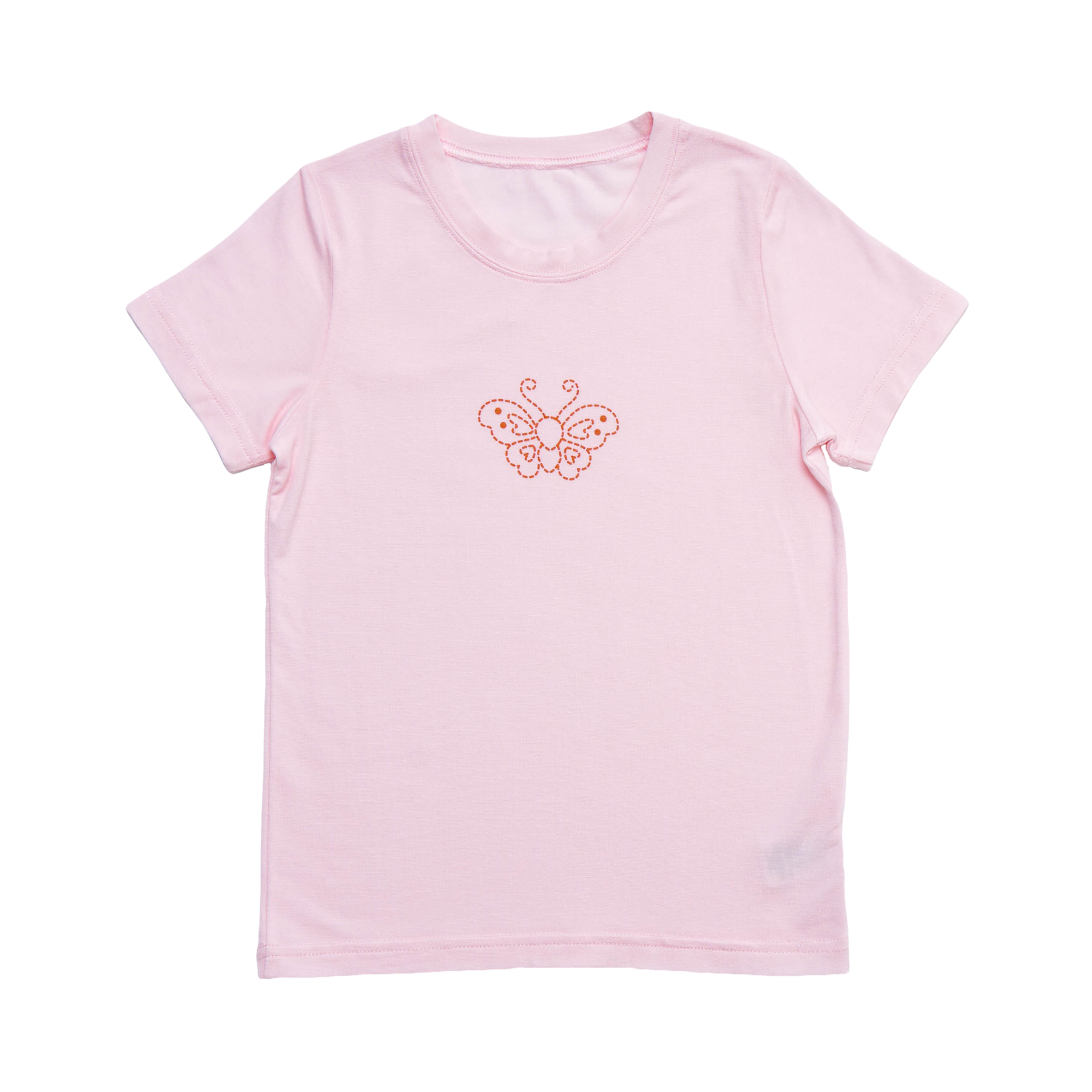 <tc>Kids cooling feeling Short Sleeve T-Shirt with butterfly print</tc>