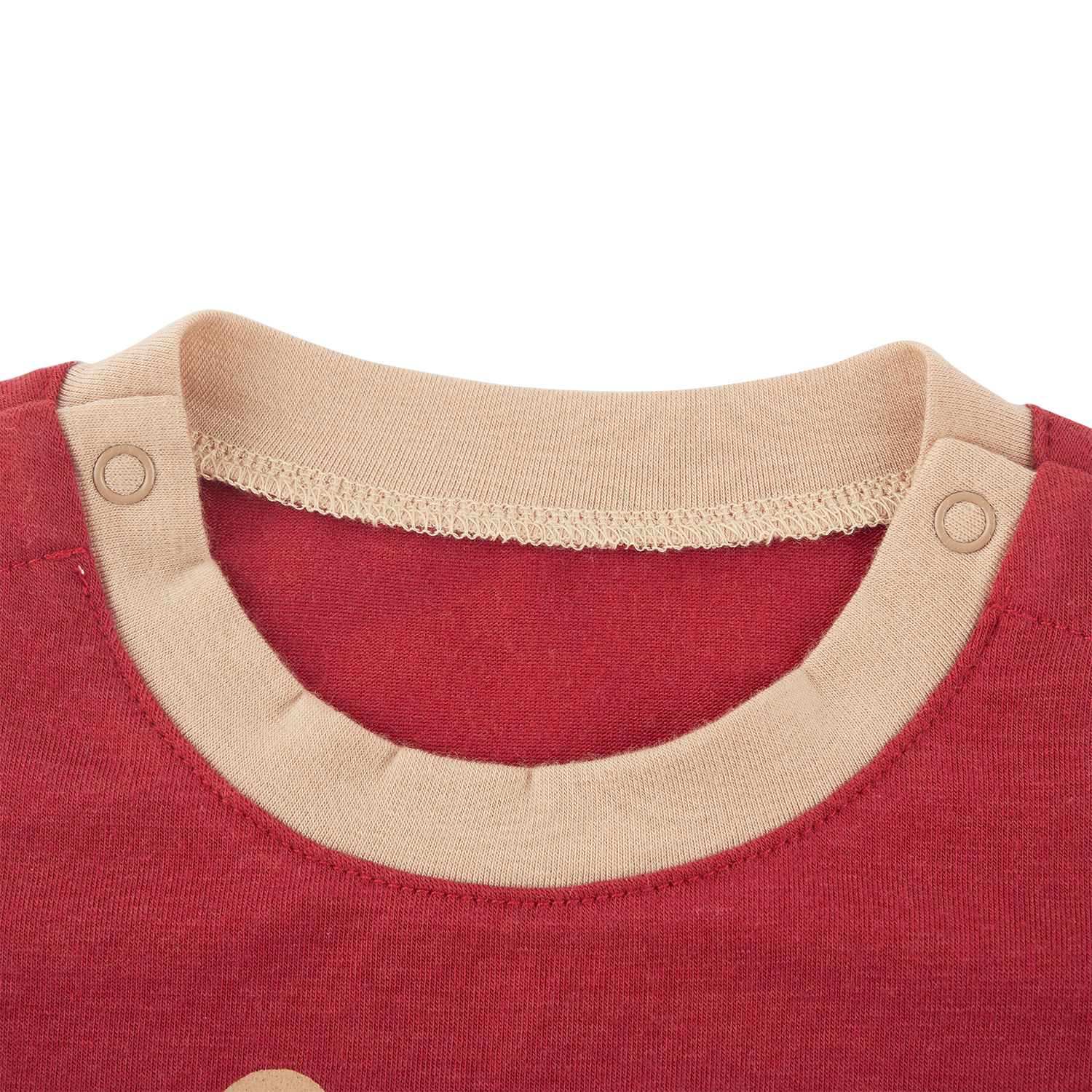 <tc>Red baby Thermal Bodysuit with tiger print</tc>
