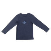 <tc>Indigo kids thermal T-Shirt with equestrian print</tc>