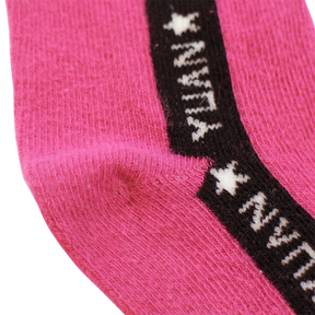 YUAN logo kids socks