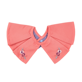 Coral petal shaped pomegranate baby bib