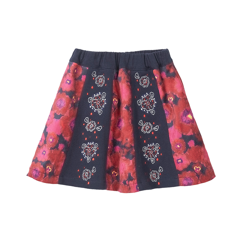 Azalea print skirt