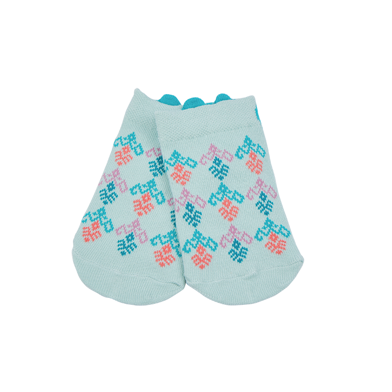 <tc>Lake green baby socks</tc>