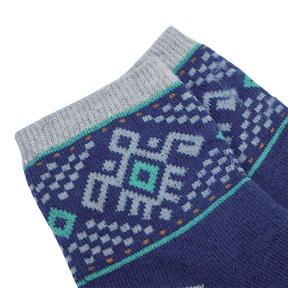 <tc>Royal blue short socks</tc>