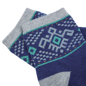 <tc>Royal blue short socks</tc>