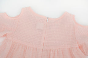 <tc>Pastel peach baby tutu dress</tc>