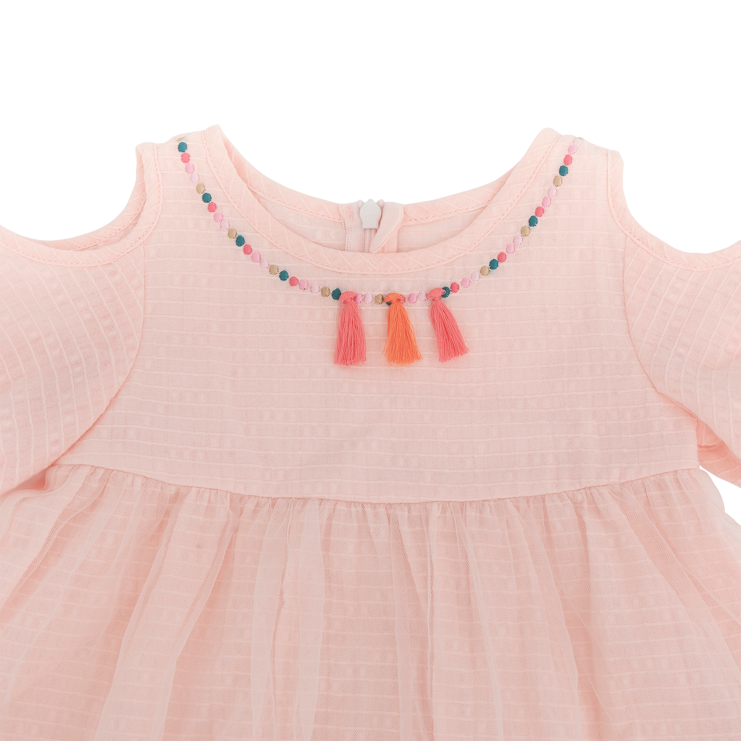 <tc>Pastel peach baby tutu dress</tc>