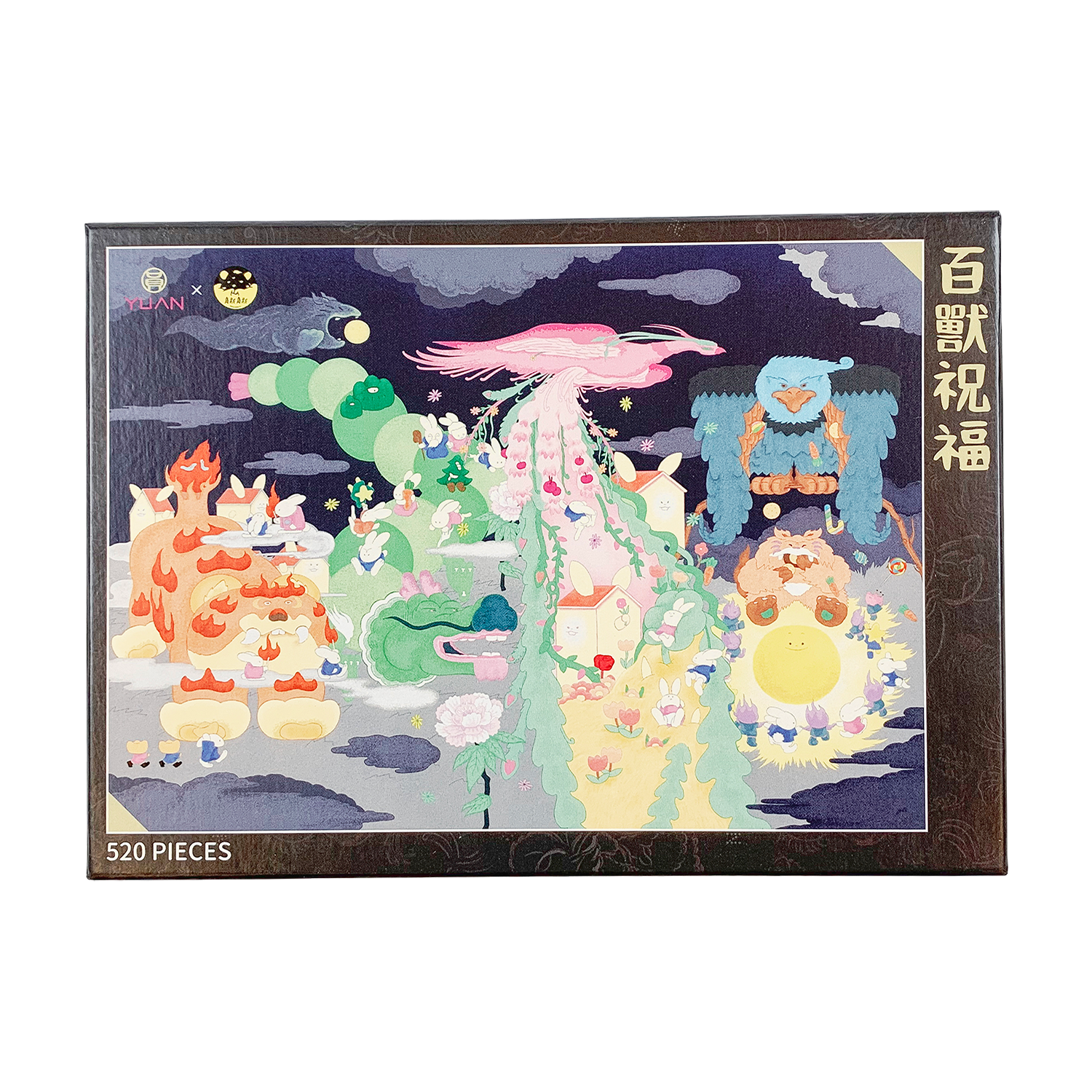 <tc>YUAN online exclusive "beast wishes" puzzle 520 pieces</tc>