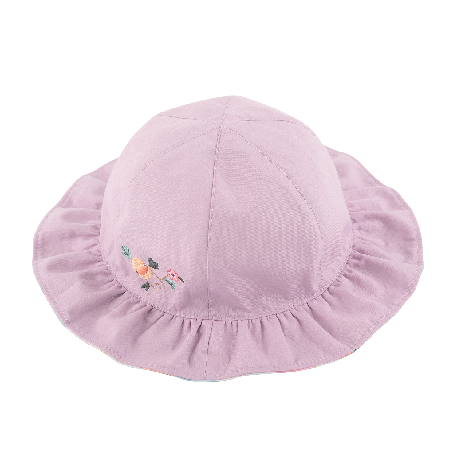<tc>Kids reversible hat with three rounds print</tc>