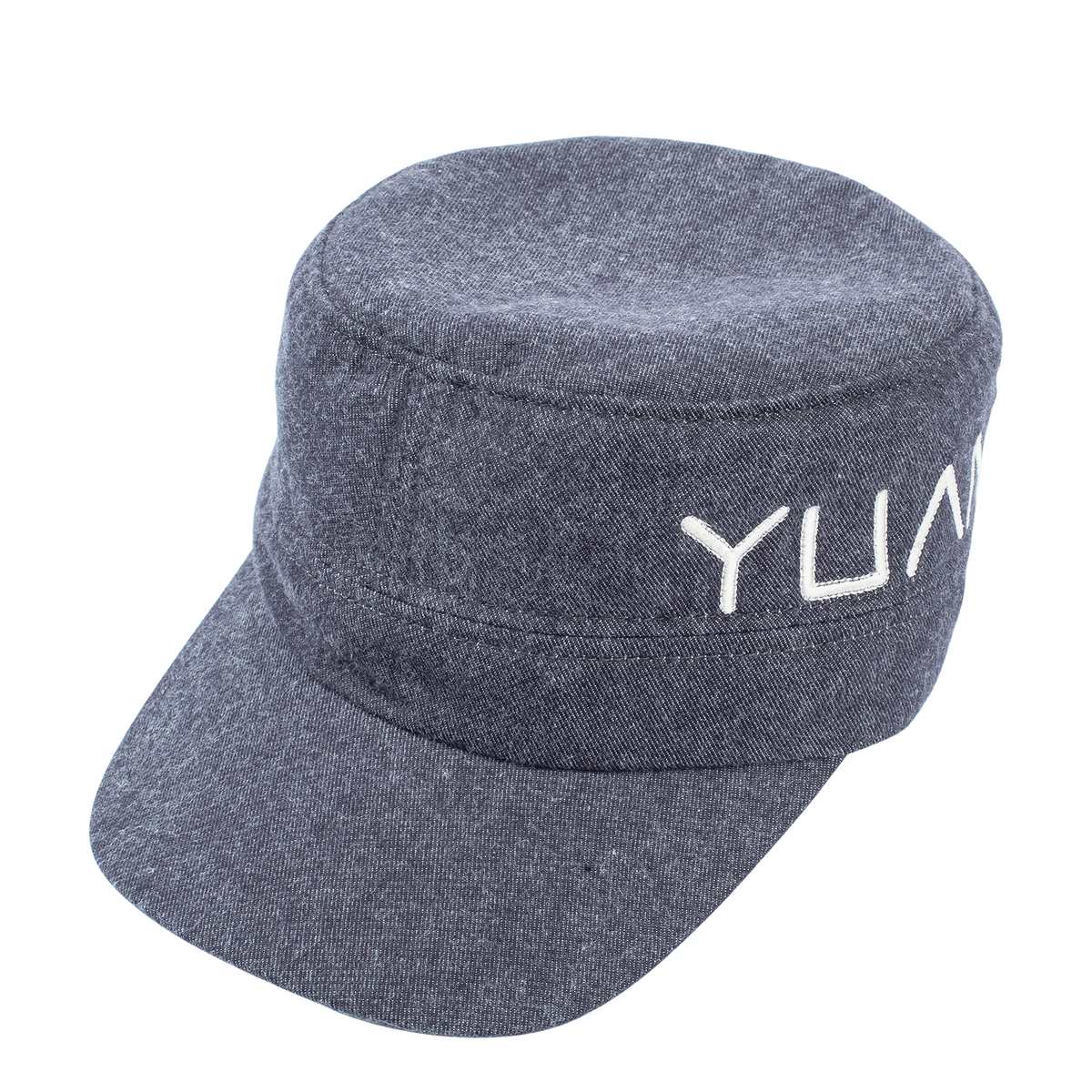 Dark blue kids cap with YUAN logo