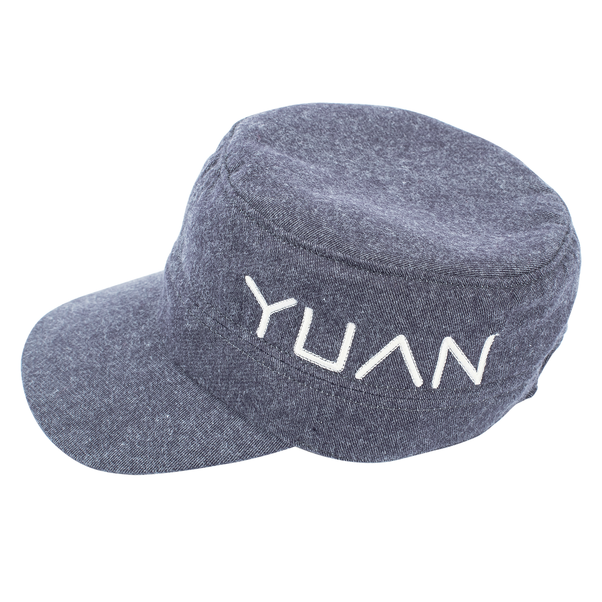 Dark blue kids cap with YUAN logo