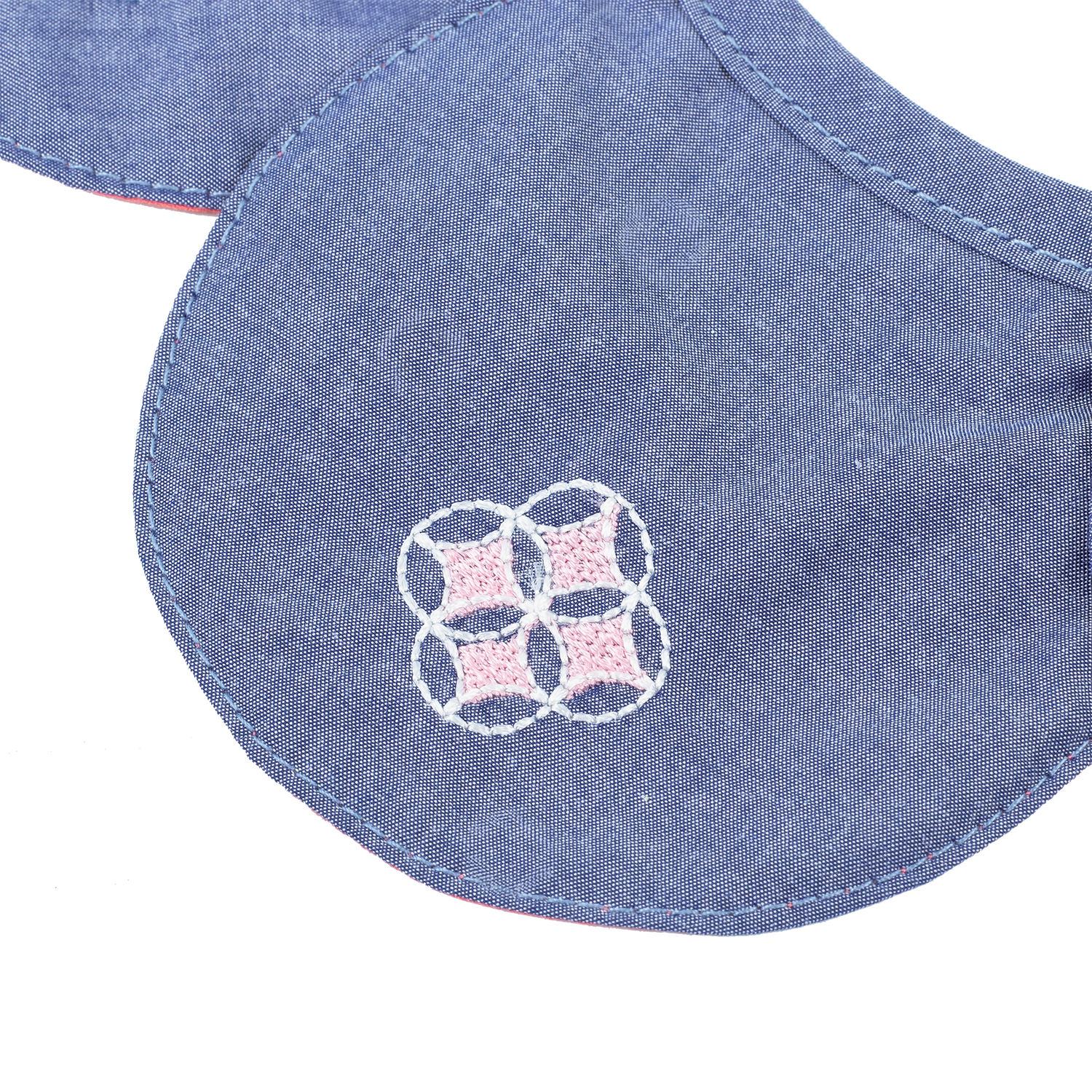 瓜瓞綿綿中藍嬰童圍兜