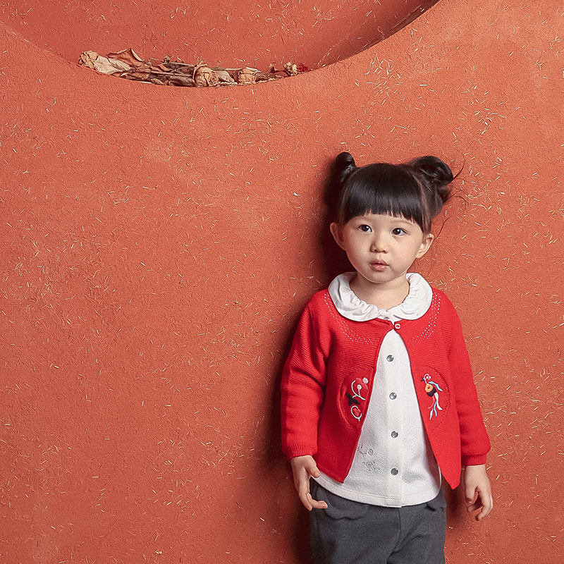 Ivory baby button down shirt