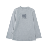 <tc>Heather grey kids Thermal T-Shirt with infinite blessings motif</tc>