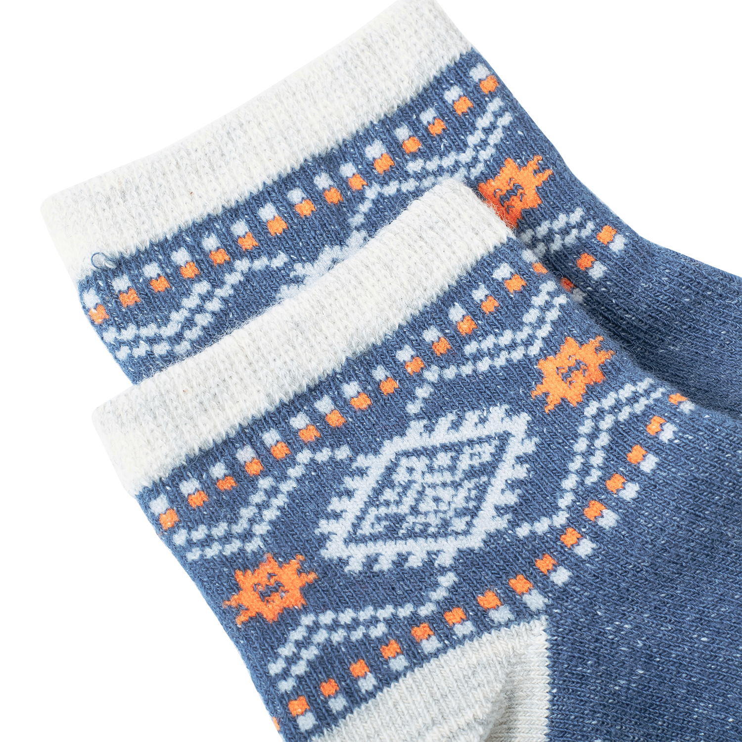 Dark blue equestrian baby socks