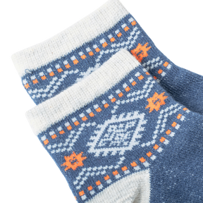 Dark blue equestrian baby socks