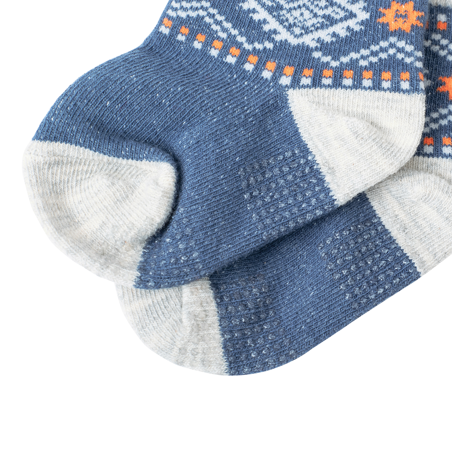 Dark blue equestrian baby socks