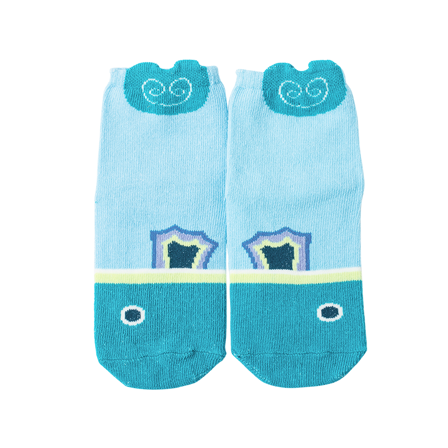 Lake blue koi baby socks