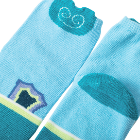 Lake blue koi baby socks