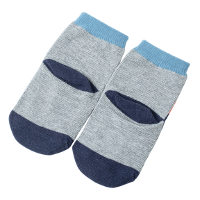 Heather grey kids tiger short socks