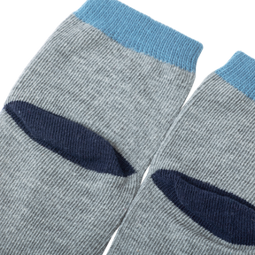 Heather grey kids tiger short socks